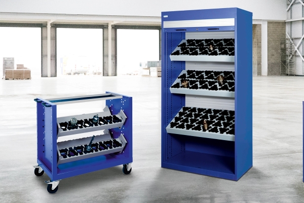 PROFIS IM WERK Mit CNC-Lager- und Transportsystemen von THUR METALL erhalten Sie die perfekte Lösung für Ihre Werkzeuglogistik.