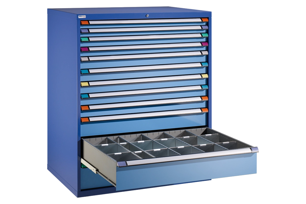 Drawer cabinets stationary and mobile